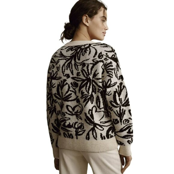 Anthropologie Floral Pop Sweater NEW Size Small - Picture 4 of 7